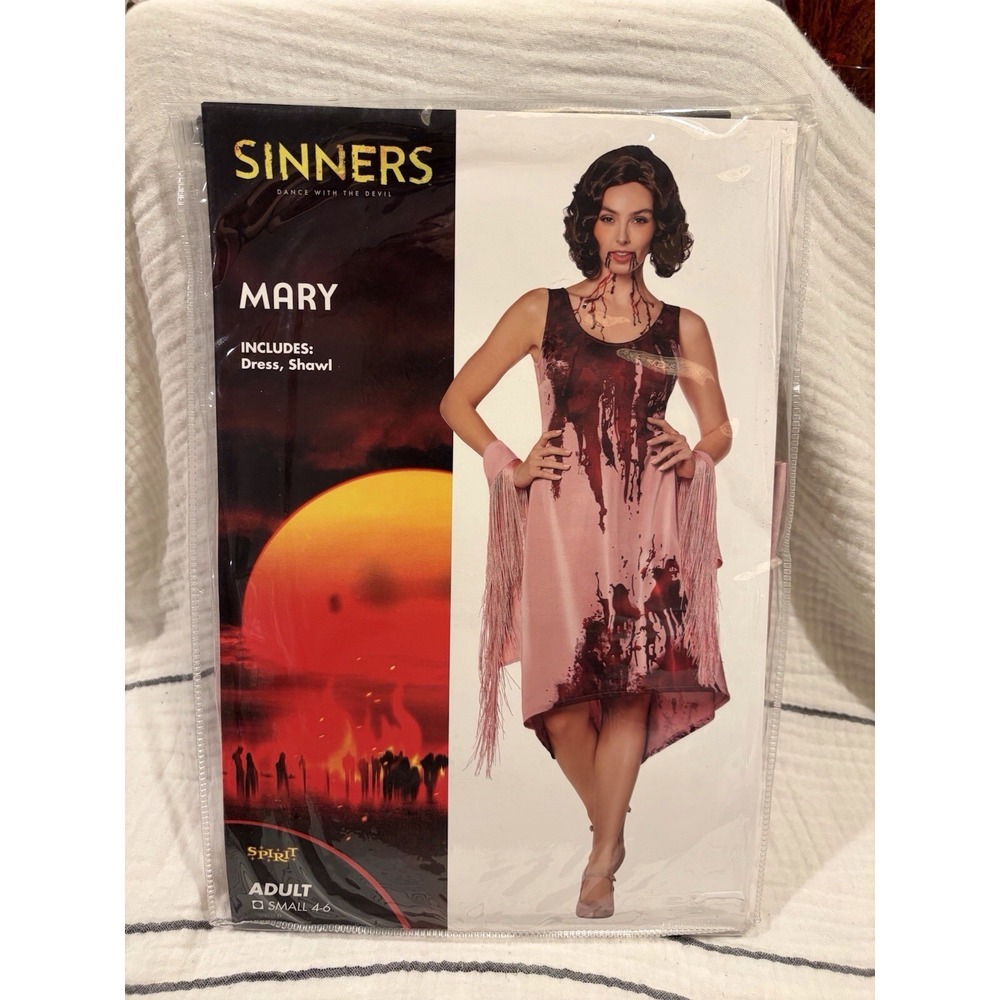 Sinners Mary Bloody Dress Costume - Spirit - Adult Small New